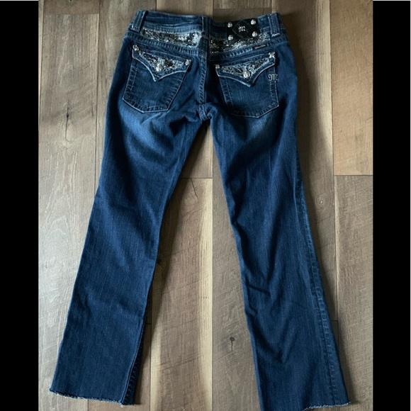 Miss Me Jeans Sz 31 Unhemmed - Picture 2 of 10